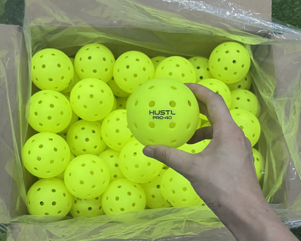 HUSTL PRO-40 Premium Quality Outdoor Pickleballs