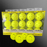 HUSTL PRO-40 Premium Quality Outdoor Pickleballs