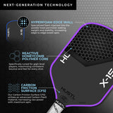NEW HUSTL X-15 PRO 16mm Raw Carbon Gen 3 Technology Paddle